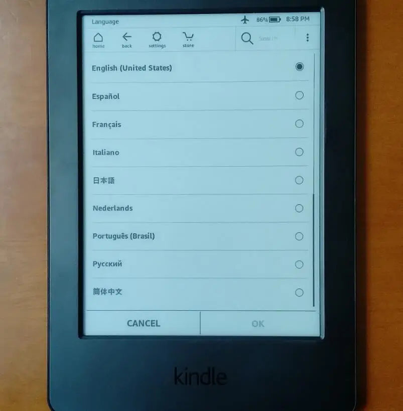 KPW2 Kindle Paperwhite 2 / Kindle 6th Gen with Backlight, Kindle 8th Gen without Backlight, E-Book Reader