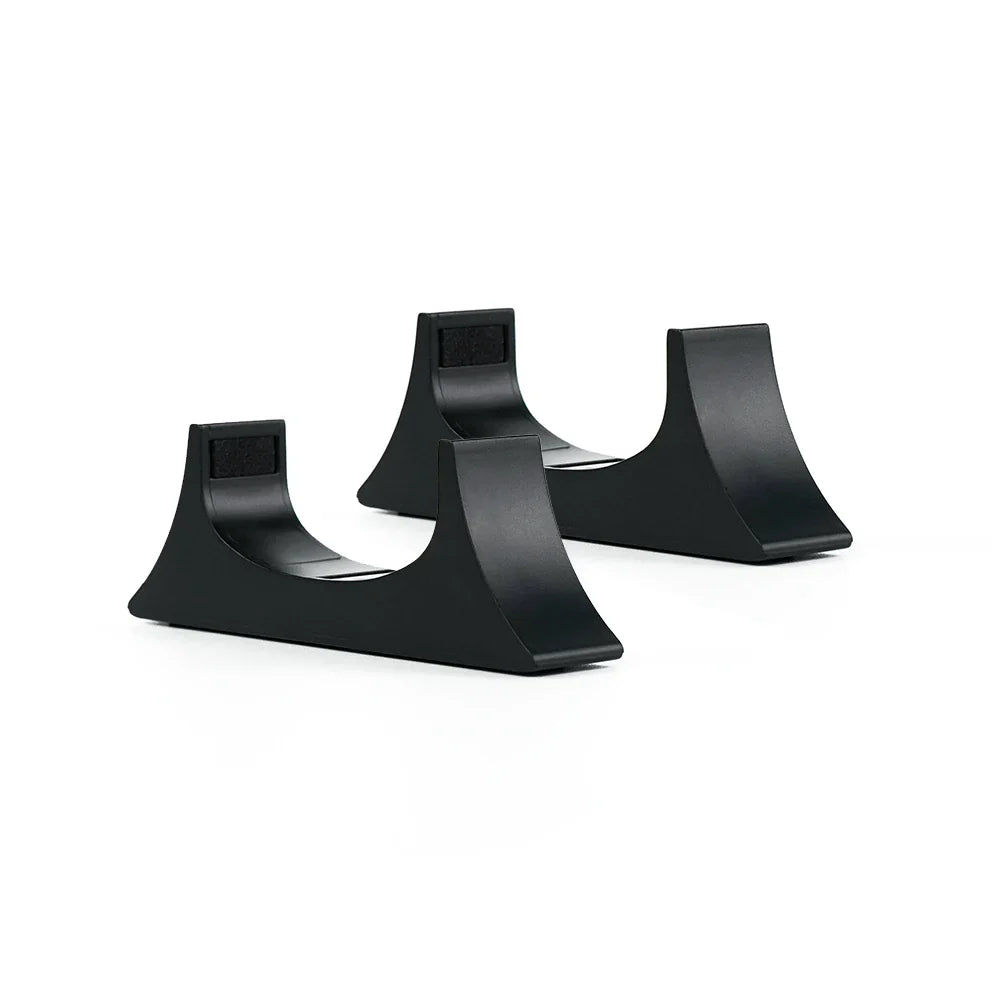 2PCS Horizontal ABS Stand for Wii U Console – Cooling Base Holder with Silicone Pads, Space-Saving Bracket Rack