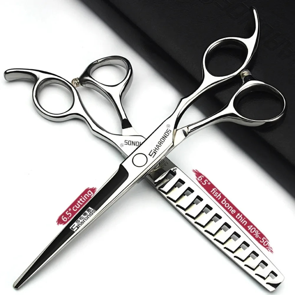 Professional Japanese Hair Cutting & Thinning Scissors – 6''/6.5''/7''/7.5'' Sharp Barber Shears for Salon & Home Use