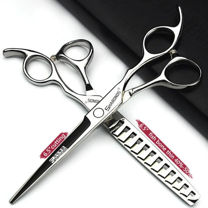 Professional Japanese Hair Cutting & Thinning Scissors – 6''/6.5''/7''/7.5'' Sharp Barber Shears for Salon & Home Use