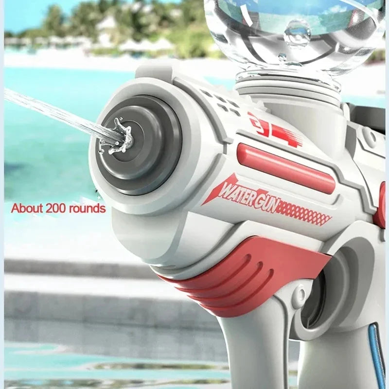 Summer Hot-Selling Electric Water Gun – Space Sci-Fi Design Water Toy for Kids, Fun Water Bat for Outdoor Play