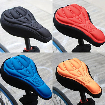 3D Soft Bike Saddle Seat Cover | Comfortable Foam Cushion for Cycling & Bike Accessories