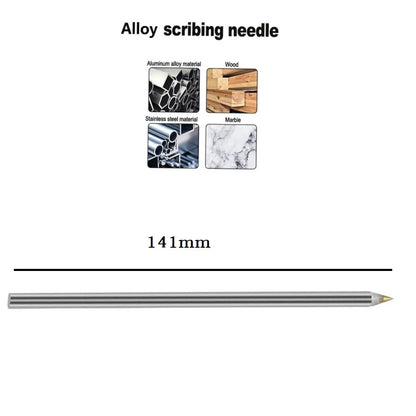 Alloy Scribe Pen: Carbide Scriber for Metal, Wood, Glass, and Tile Cutting - Precision Marker Pencil for Metalworking and Woodworking Hand Tools