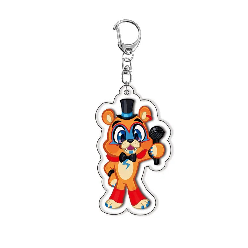 Sundrop FNAF Acrylic Keychain Pendant – Cute Fan Gift & Fun Souvenir Llavero Accessories