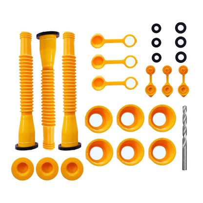 Flexible Gas Can Spout Kit – Upgraded Easy-Install Fuel Nozzle with Enhanced Compatibility for Safe & Efficient Liquid Transfer