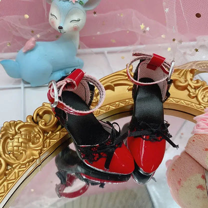 60CM BJD Doll Shoes - PU Leather Single Sandals Accessories for 1/3 Scale Dolls