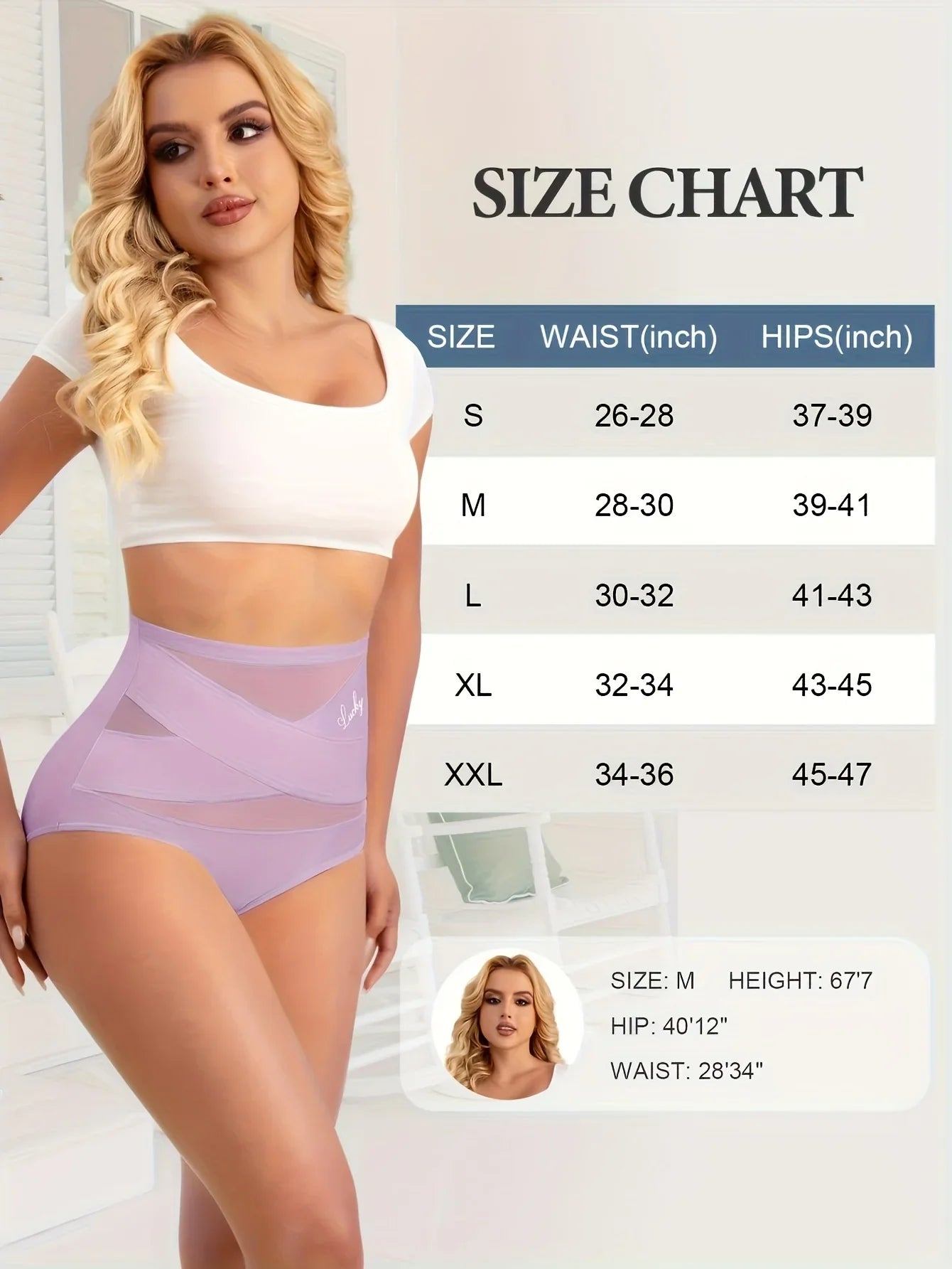 2-Pack High Waist Seamless Women’s Panties – Ice Silk Fabric, Breathable Mesh, Tummy Control & Butt-Lifting Design