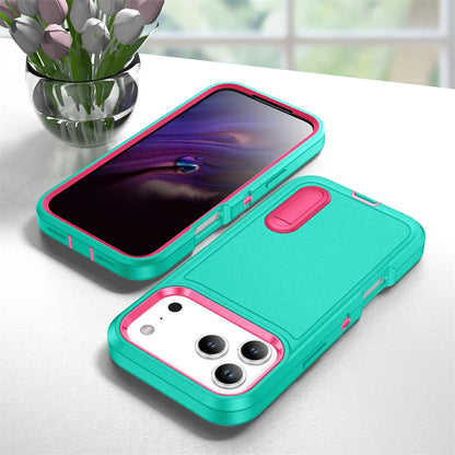 Heavy Duty Armor Phone Case for iPhone – Shockproof Stand Cover with Kickstand for iPhone 11 to 17 Series