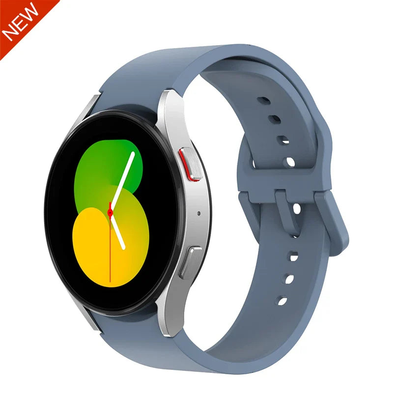 Silicone Replacement Strap for Samsung Galaxy Watch – Sport Bands for Watch 4, 5, 6, 7 (40-47mm)