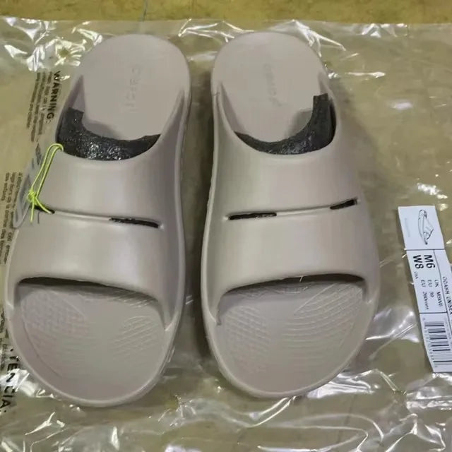 OOFOS New Sandals – Lightweight Recovery Slippers for Men & Women, Soft Bottom Indoor Slides & Beach Shoes