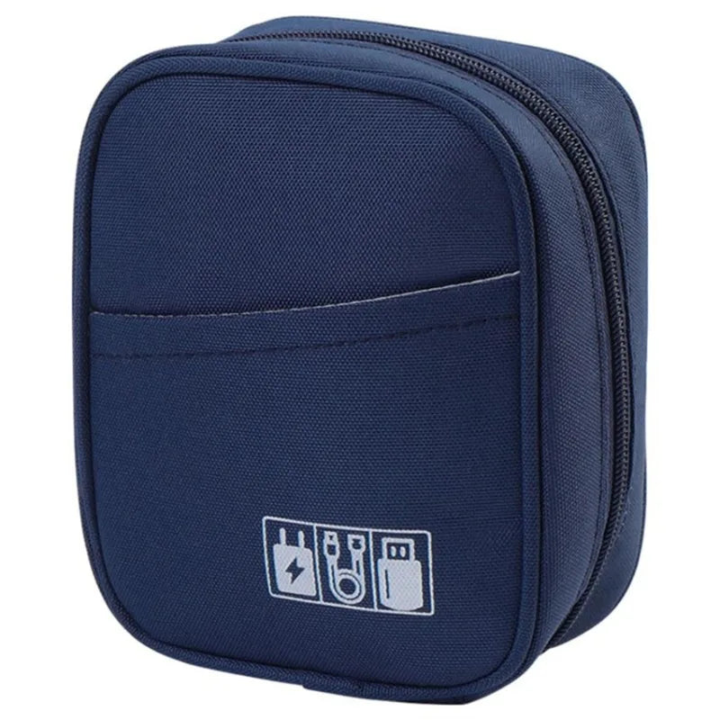 Travel Electronics Organizer Bag – Portable Cable & Wire Storage Case, All-in-One Accessories Carrying Pouch for Travel Use