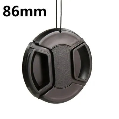 Camera Lens Cap Holder Cover — Fits Canon, Nikon, Sony, Olympus, Fuji, Lumix (37-95mm)