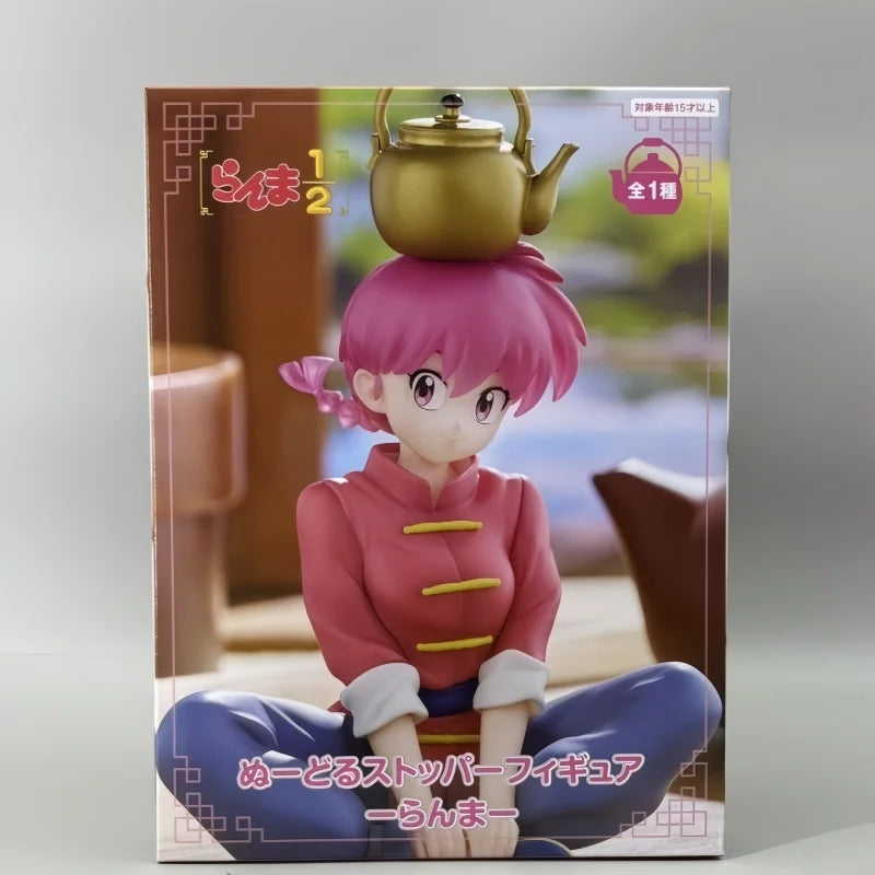 Original SEGA Ranma 1/2 PVC Figure – Luminasta Shampoo, Tendou Akane & Saotome Ranma 19cm Collectible Toy
