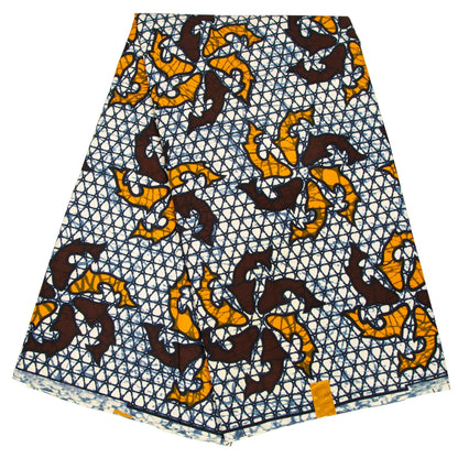 African Ankara Wax Print Fabric - Retro Double Print Patchwork Sewing Material for DIY Clothing