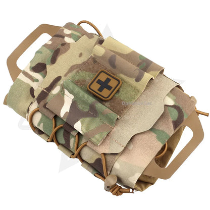 IFAK Pouch MOLLE First-Aid Kit - Survival, Outdoor, Hunting, and Emergency Bag - Essential Camping Kit