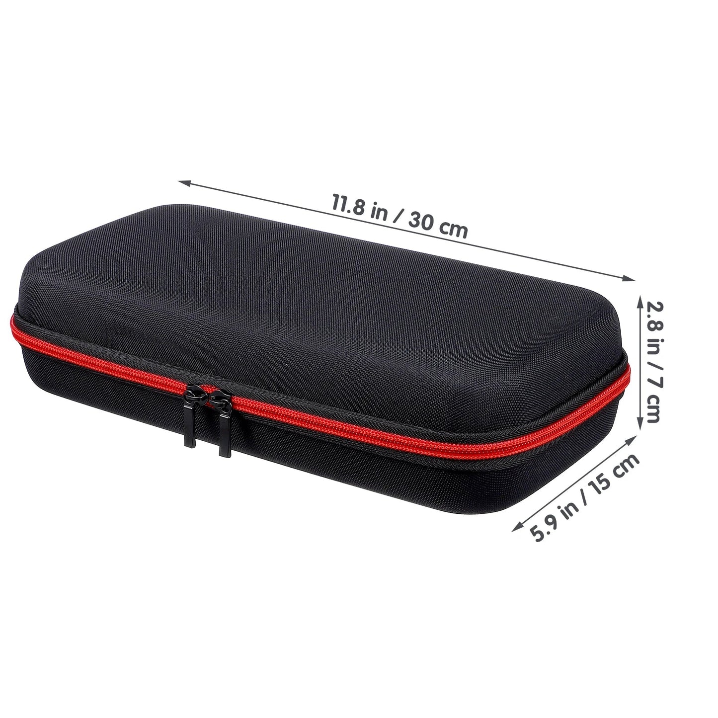 Portable EVA Wireless Microphone Storage Case – Shockproof Hard Carry Bag with Cable & Accessory Organizer