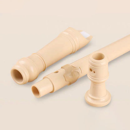 Professional 8-Hole Treble Flute – Soprano Recorder Clarinet, Adjustable, Food-Grade ABS, Non-Toxic Black Sound