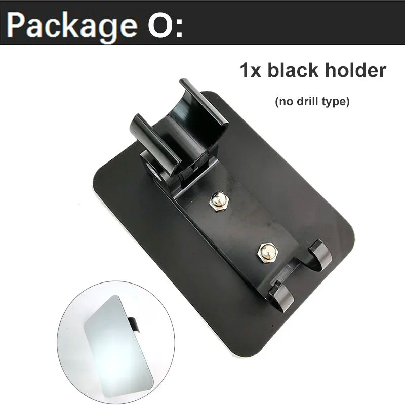 Black Toilet Bidet Sprayer Set - Handheld Bathroom Wash Spray Gun with Flexible Hose, Water Valve & Cleaning Shower Head