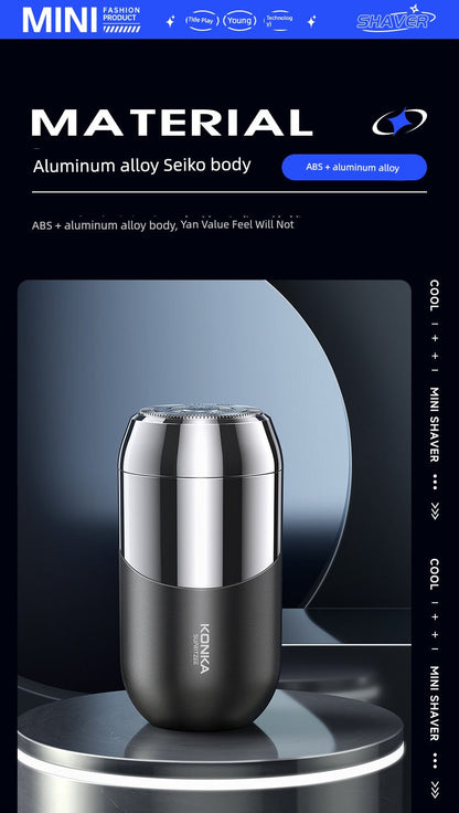 Konka Official 2025 Men’s Electric Shaver – Portable Lock & Load Spray Shaving Device