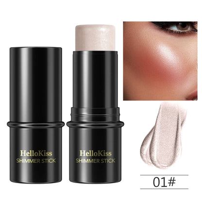 Highlighting & Bronzer Stick - Face Brightening Blusher, Rouge Concealer Pen, Long-Lasting Corrector & Nose Contouring Cosmetics