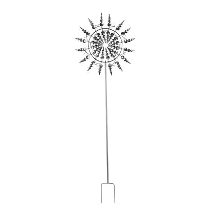 Outdoor Metal Wind Spinner – Rotating Windmill Garden Decoration & Yard Art