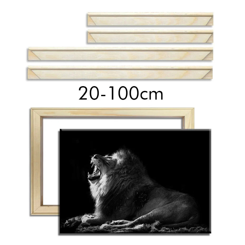 Wooden Canvas Frames – 30x40, 40x50, 50x70, 60x90cm for Photos, Oil Paintings & Diamond Painting Wall Art