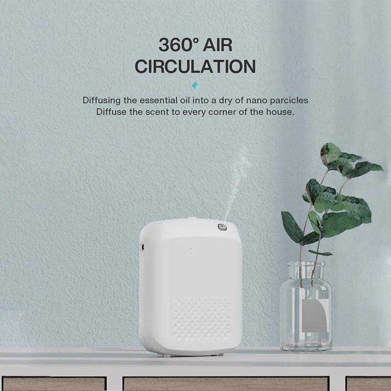 Electric Fragrance Diffuser - Wall-Hanging Aromatic Oil Air Freshener Machine for Home & Hotel