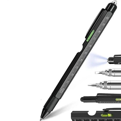 9-in-1 Multi-Tool Pen — Multifunctional Writing Gadget, Perfect Christmas Gift for Men