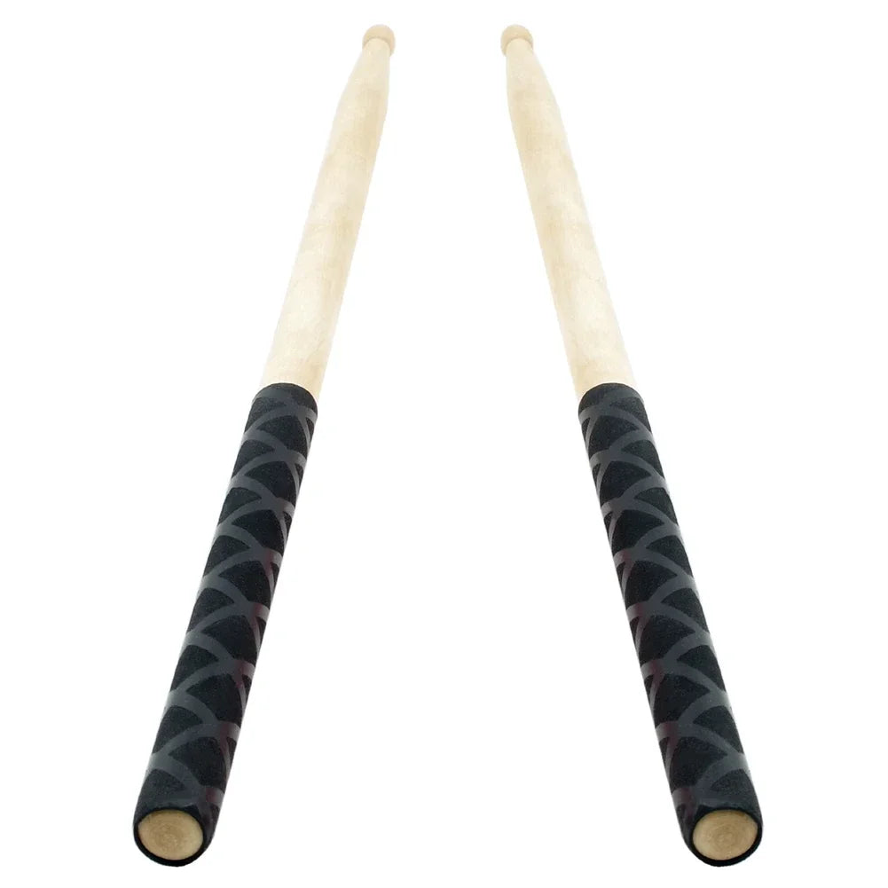 2Pcs Drumstick Grips – Anti-Slip Sweat-Absorbing Grip for 7A, 5A, 5B, 7B Drumsticks, 16.5cm Percussion Accessories
