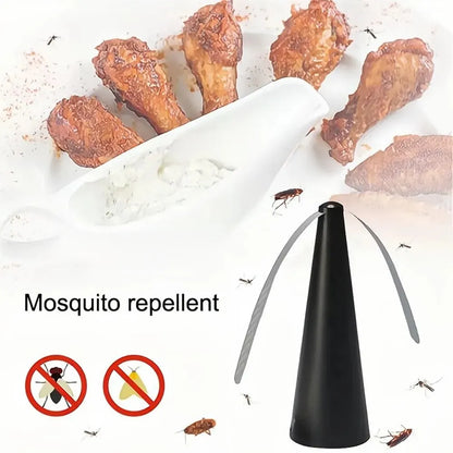 Outdoor Kitchen Fly Repellent Fan - Food Protector to Keep Flies and Bugs Away - Household Pest Repellent Table Fan for Food Safety