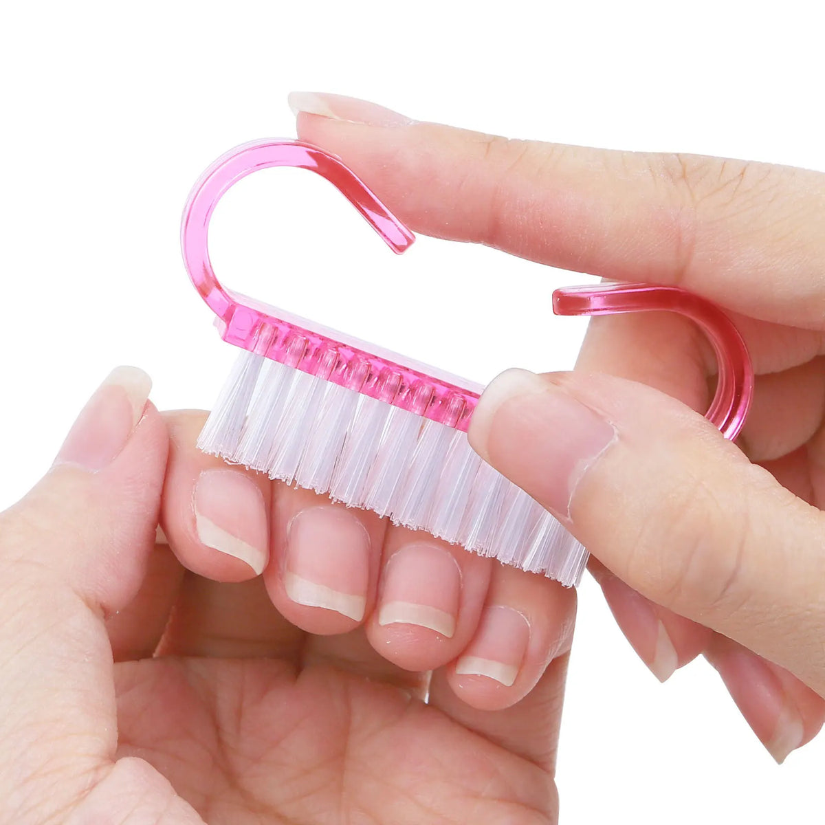 Nail Art Cleaning Brush - Soft Plastic Dust Removal Brush for Manicure Care