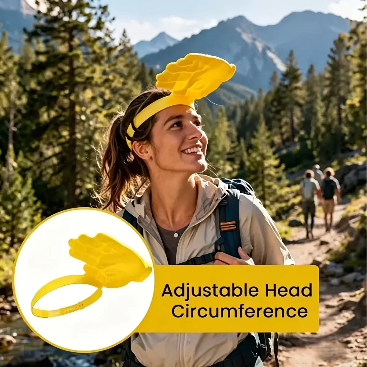 Palm-Shaped Sun Hat - Funny Unisex Creative Beach and Summer Hairband Hat