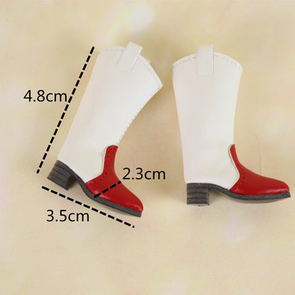 1/6 Scale Blythe Doll Cowboy Boots – Cool Shoes for 30cm Anime Girl BJD