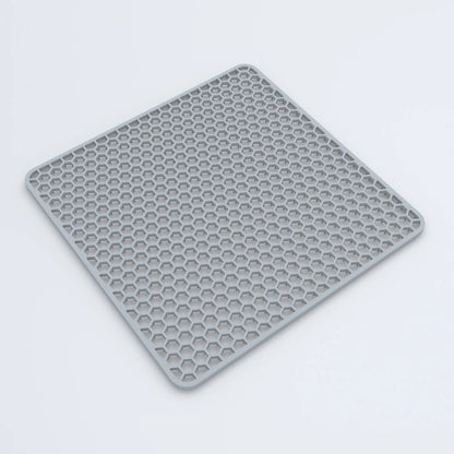 Food-Grade Silicone Hollow Insulation Mat – Non-Slip Kitchen Sink Protector & Desktop Table Mat