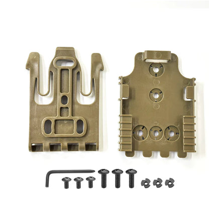 QLS Gun Holster Accessories Kit – Quick Locking System with QLS 19 & 22 Polymer Case Adapter