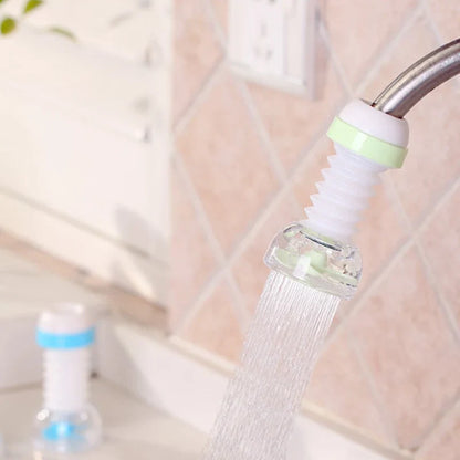 Universal 360° Rotating Faucet Bubbler - Water-Saving Swivel Head Shower, Economizer Kitchen Faucet Nozzle Adapter for Sinks