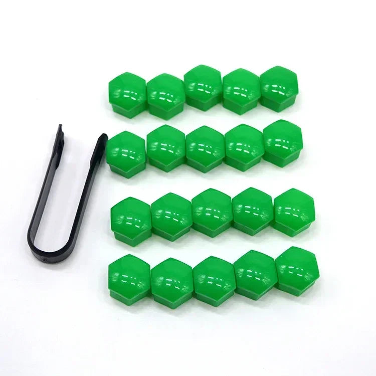 20PCS Car Wheel Nut Caps – Anti-Rust Tire Bolt Covers, 17/19/21mm Hub Protection & Exterior Decoration