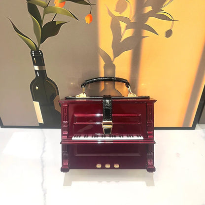 Luxury Designer Piano-Shaped Handmade Crossbody Shoulder Bag for Women – Elegant Purse, Messenger & Banquet Bag