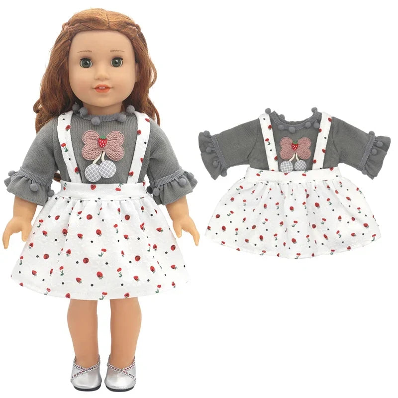 18-Inch American Girl Doll Clothes – Coat, Tights & Pants Outfit for Newborn & Baby Dolls