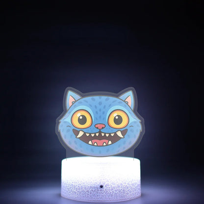 K-Pop Demon Hunters LED Night Light – Zoe, Mira, Rumi, Saja 16-Color Remote Control