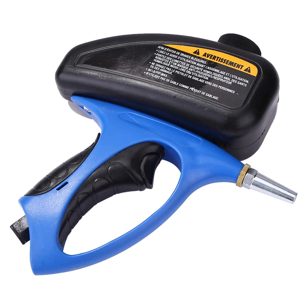 Handheld Gravity Blaster 90PSI – Portable Pneumatic Sand & Paint Sprayer | High-Pressure Rust Protection Air Gun