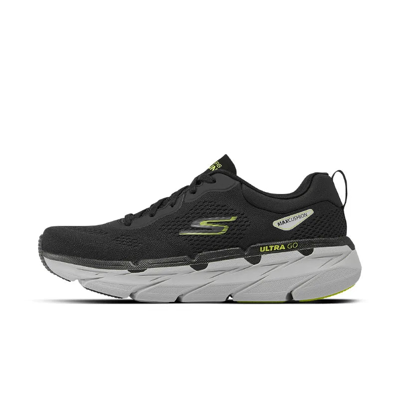 Skechers Max Cushioning Premier Men’s Running Shoes – Shock Absorbing, Moldproof, Antibacterial, Breathable with Classic Strap