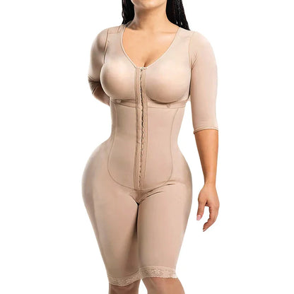 Colombian Full Body Shapewear Bodysuit High Compression Waist Trainer Postpartum & Post-Surgery Body Shaping Slimmer Garment
