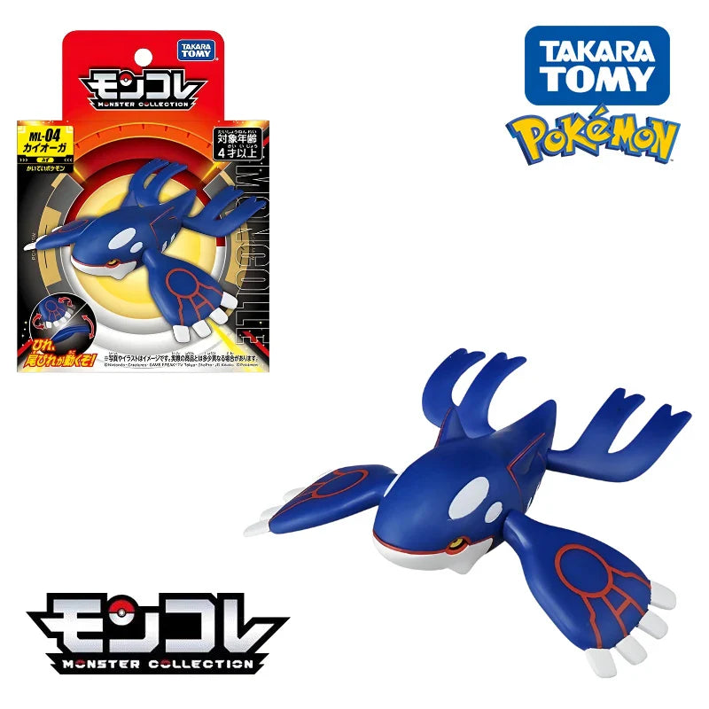 Original Takara Tomy Pokémon Figures – Koraidon, Rayquaza, Palkia, Groudon, Solgaleo, Arceus & Charizard Anime Collectible Dolls