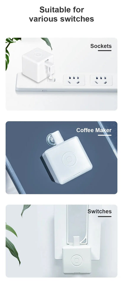 Tuya Zigbee Bluetooth Fingerbot Plus — Smart Button Pusher Switch Bot, Works with Alexa, Google Home & Smart Life App