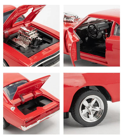 1:32 Challenger 1970 Classic Alloy Car Model – Diecast Toy Vehicle for Kids & Collector Decoration