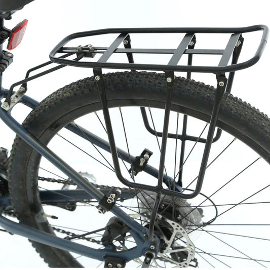 Mountain Bike Rear Seat Rack — Disc & V Brake Compatible Thickened Shelf, Bicycle Accessories Hanger