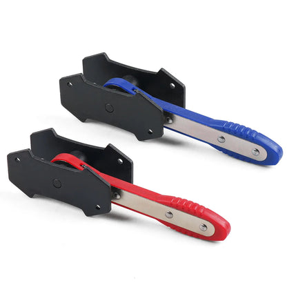 Car Brake Caliper Piston Spreader Tool – Portable Ratchet Pad Install Press Tool (Red & Blue)