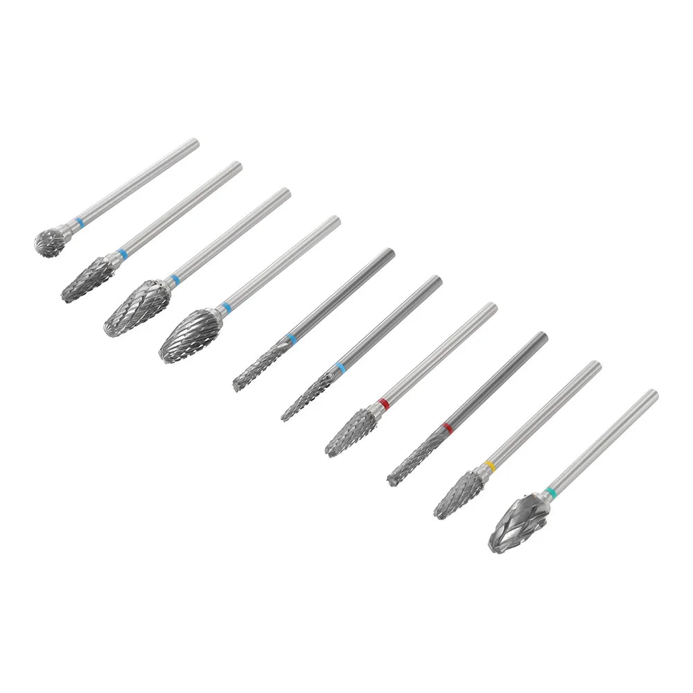 DENTAL Carbide Drills Kit - 2.35mm HP, Autoclavable at 135°C, for Universal Grinding, Removing & Polishing