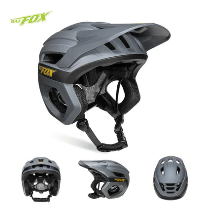 BATFOX 3/4 Cycling Helmet – Off-Road MTB Road Bike Helmet for Men & Women, Three-Quarters Protective Safety Gear for Outdoor Sports Riding